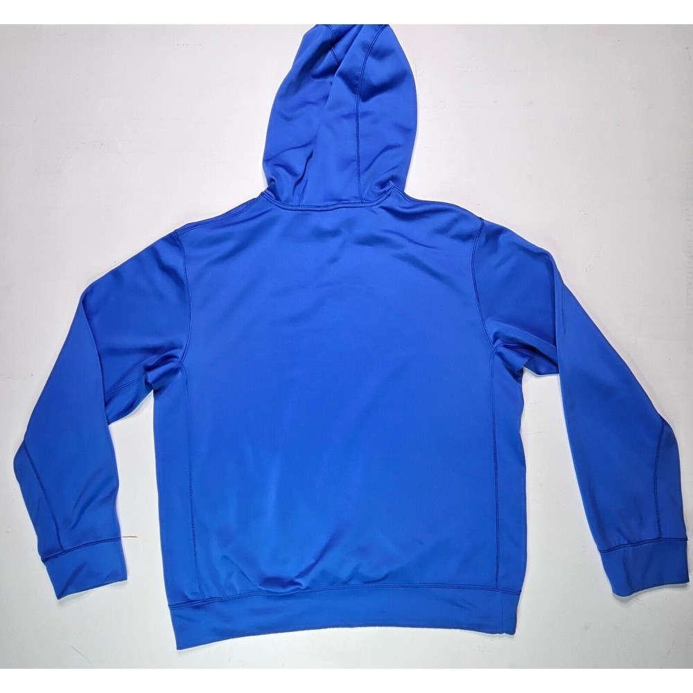 Nike Mens Thermafit Hoodie Center Spellout‎ Blue Long Sleeve Size M 625167-480 - Picture 12 of 15